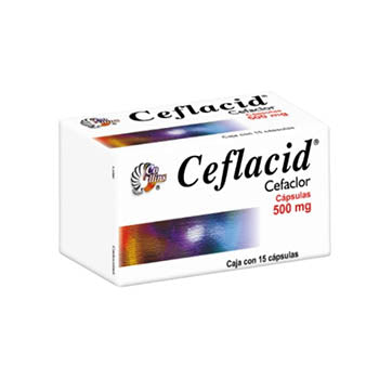 CEFLACID CAPSULAS 500 mg CAJA CON FRASCO CON 15