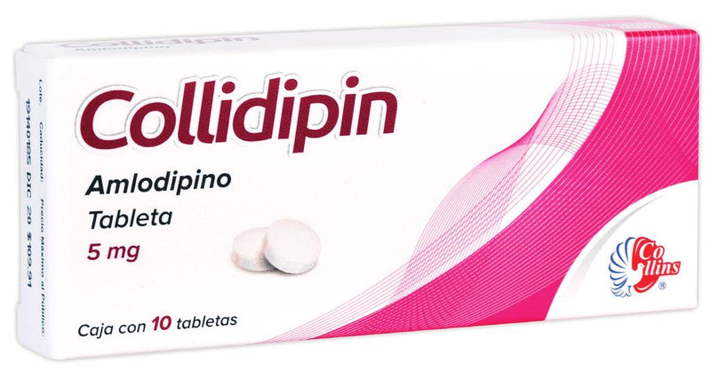 COLLIDIPIN TABLETAS 5 mg CAJA CON 10