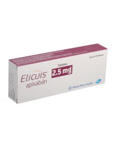 ELICUIS TABLETAS 2.5 mg CAJA CON 20