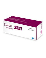 ELICUIS TABLETAS 2.5 mg CAJA CON 60