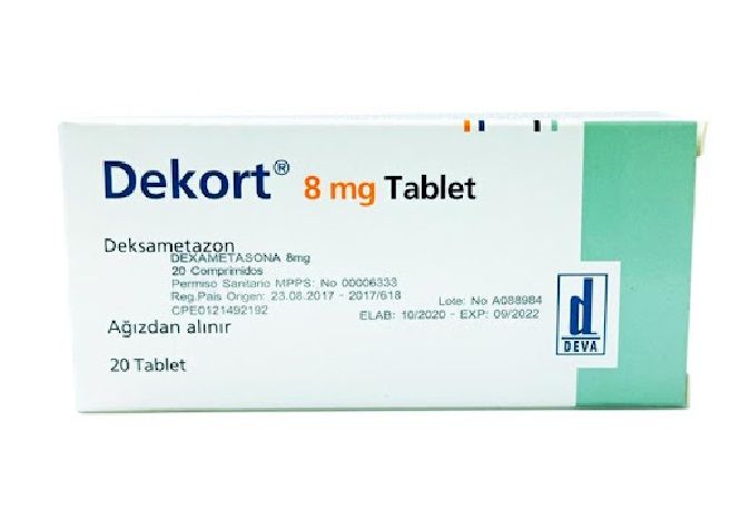 Dekort 8 mg x 20 Tabletas