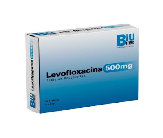 Levofloxacino 500mg x 10 Tabletas