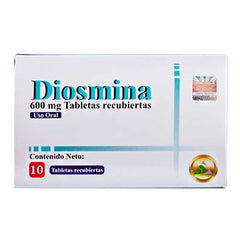 Diosmina 600mg x 10 Tabletas