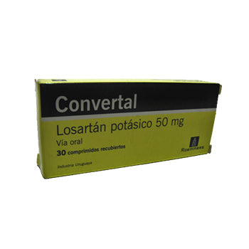 CONVERTAL 50 mg x 30 COMPRIMIDOS RECUBIERTOS