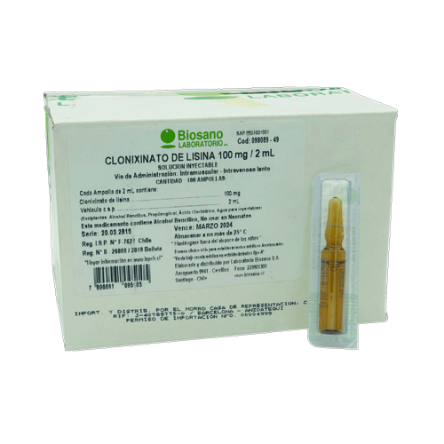 Clonixinato De Lisina 100 mg / 2 mL I.M./I.V.