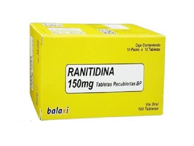 Ranitidina 150mg 10 Tabletas x Blister