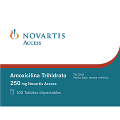 Amoxicilina 250mg x 100 Tabletas